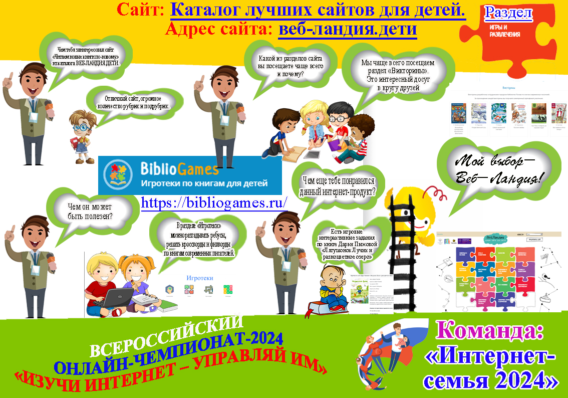 Команда «Интернет-семья 2024» Команда «Интернет-семья 2024»